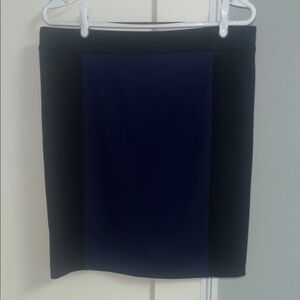 Club Monaco Navy and Black Pencil Skirt